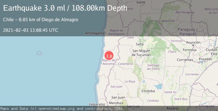 Map of ATACAMA, CHILE