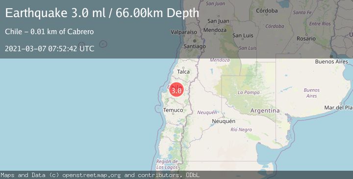 Map of BIO-BIO, CHILE
