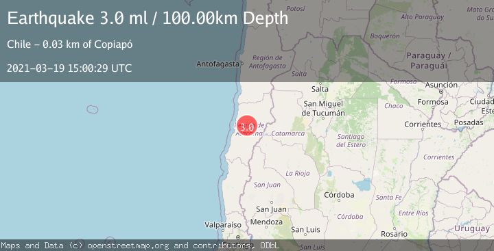 Map of ATACAMA, CHILE