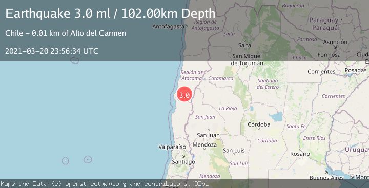 Map of ATACAMA, CHILE