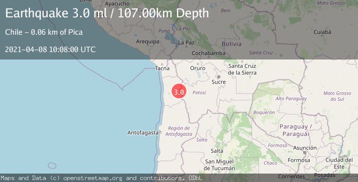 Map of TARAPACA, CHILE