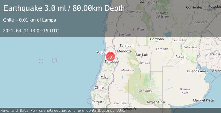 Map of REGION METROPOLITANA, CHILE