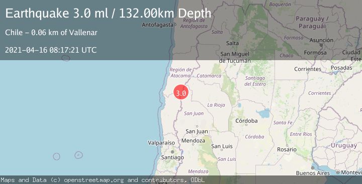 Map of ATACAMA, CHILE