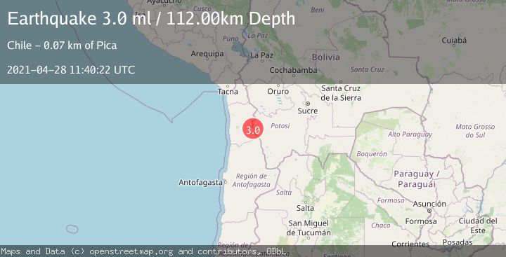 Map of TARAPACA, CHILE
