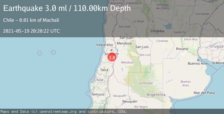 Map of LIBERTADOR O'HIGGINS, CHILE