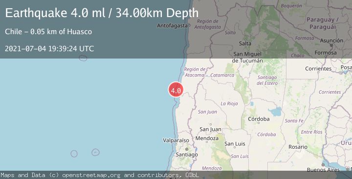 Map of OFFSHORE ATACAMA, CHILE