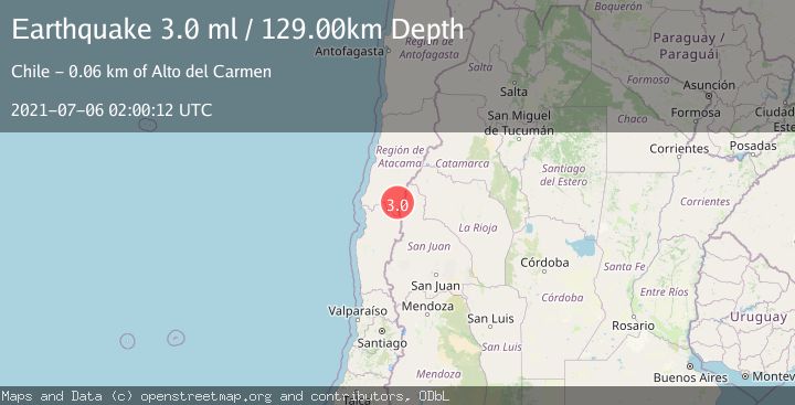 Map of ATACAMA, CHILE