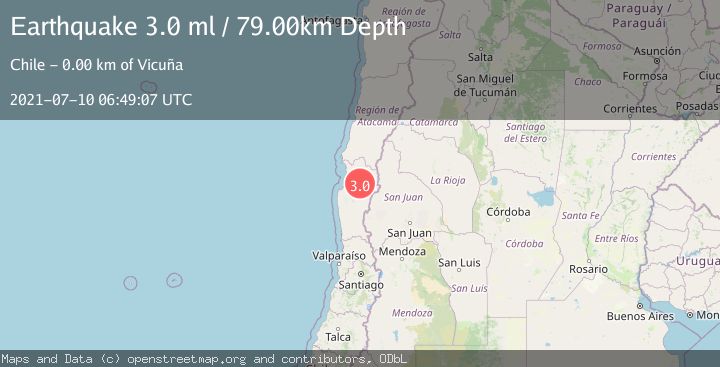 Map of COQUIMBO, CHILE