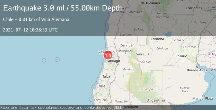 Map of VALPARAISO, CHILE
