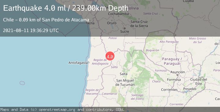 Map of POTOSI, BOLIVIA