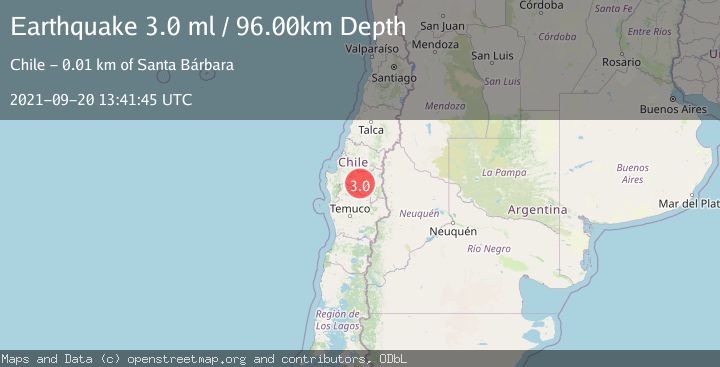 Map of BIO-BIO, CHILE