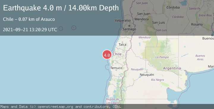 Map of OFFSHORE BIO-BIO, CHILE