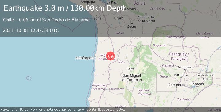 Map of ANTOFAGASTA, CHILE