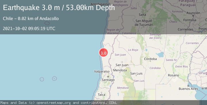 Map of COQUIMBO, CHILE