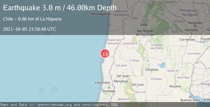 Map of ATACAMA, CHILE