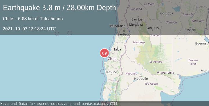 Map of OFFSHORE BIO-BIO, CHILE