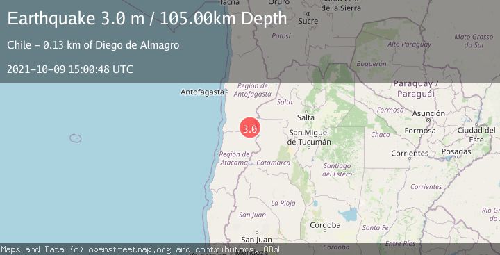 Map of ATACAMA, CHILE