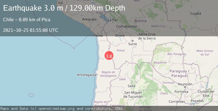 Map of ANTOFAGASTA, CHILE