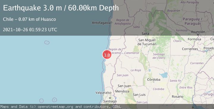 Map of ATACAMA, CHILE