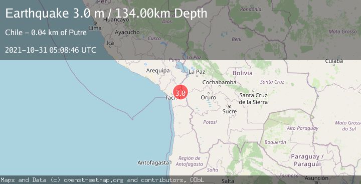 Map of TARAPACA, CHILE