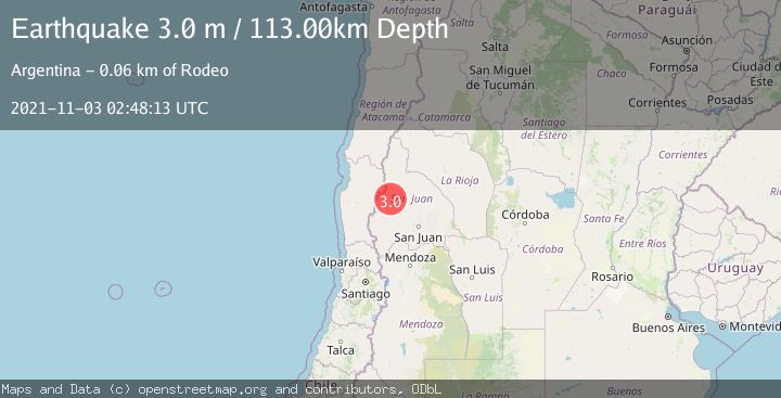 Map of SAN JUAN, ARGENTINA