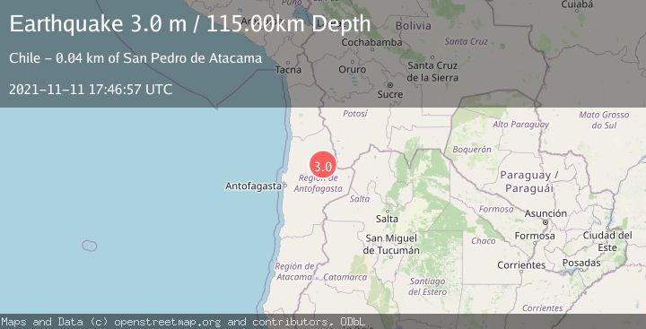 Map of ANTOFAGASTA, CHILE