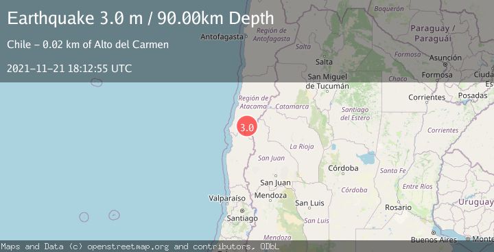 Map of ATACAMA, CHILE