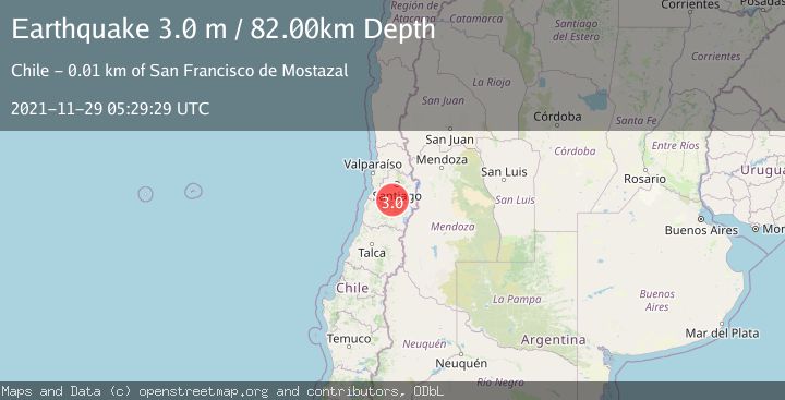 Map of REGION METROPOLITANA, CHILE