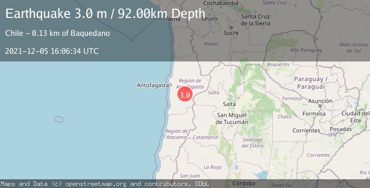 Map of ANTOFAGASTA, CHILE