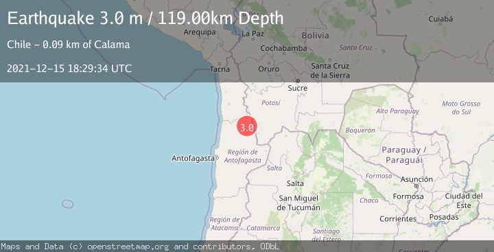 Map of ANTOFAGASTA, CHILE