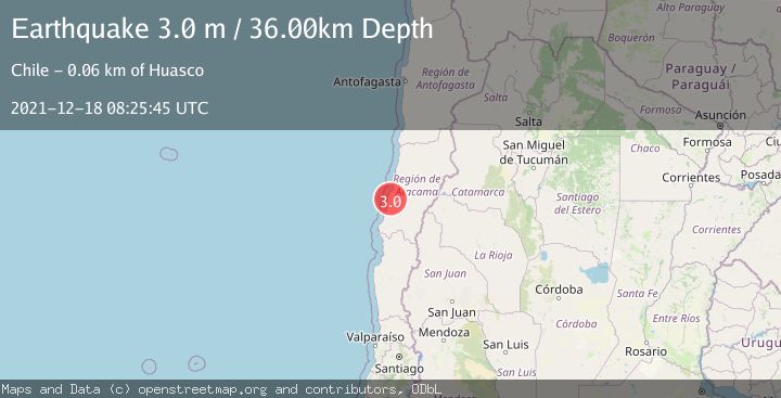 Map of ATACAMA, CHILE