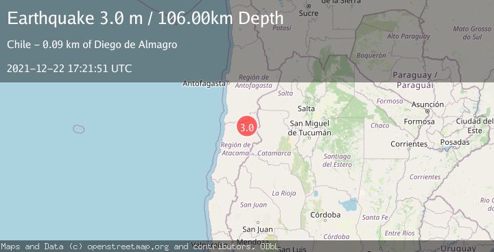 Map of ATACAMA, CHILE