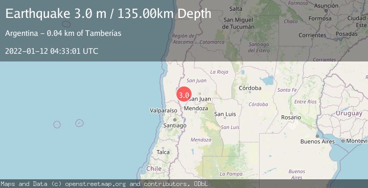Map of SAN JUAN, ARGENTINA