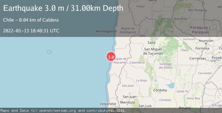 Map of OFFSHORE ATACAMA, CHILE