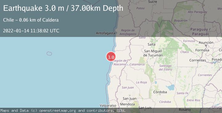 Map of OFFSHORE ATACAMA, CHILE