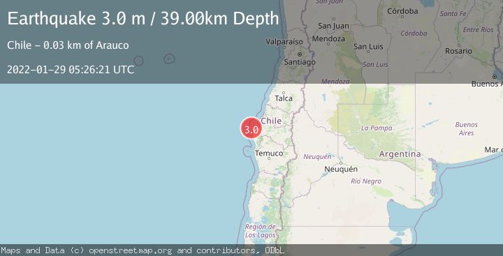 Map of OFFSHORE BIO-BIO, CHILE