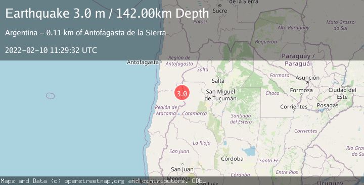 Map of ATACAMA, CHILE