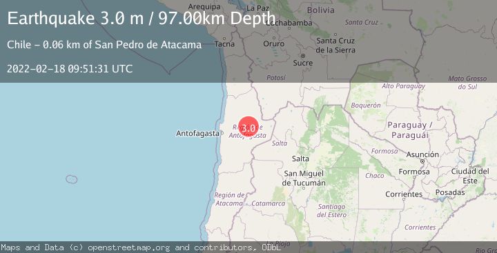 Map of ANTOFAGASTA, CHILE