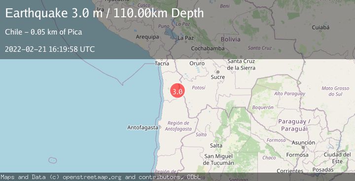 Map of TARAPACA, CHILE