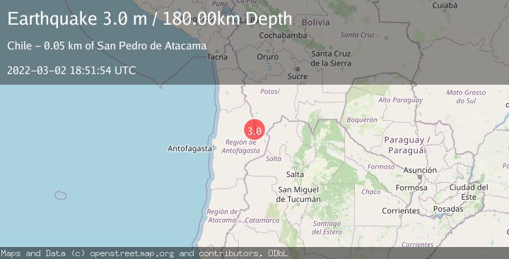 Map of ANTOFAGASTA, CHILE