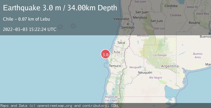 Map of OFFSHORE BIO-BIO, CHILE