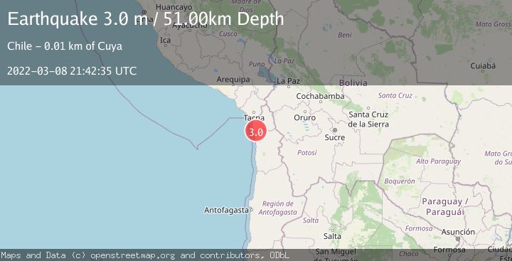 Map of TARAPACA, CHILE