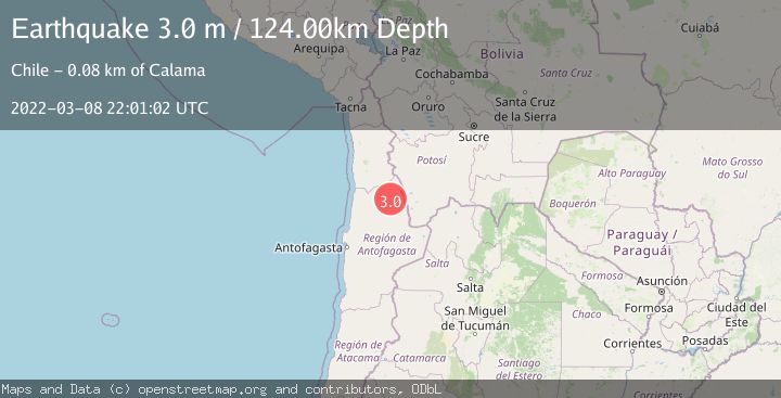 Map of ANTOFAGASTA, CHILE