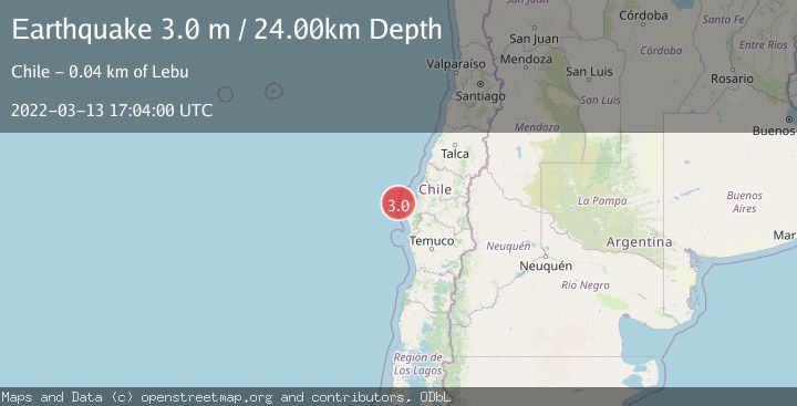 Map of OFFSHORE BIO-BIO, CHILE