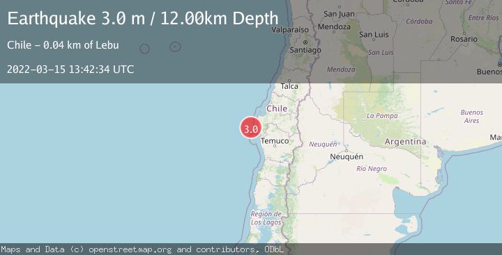 Map of OFFSHORE BIO-BIO, CHILE