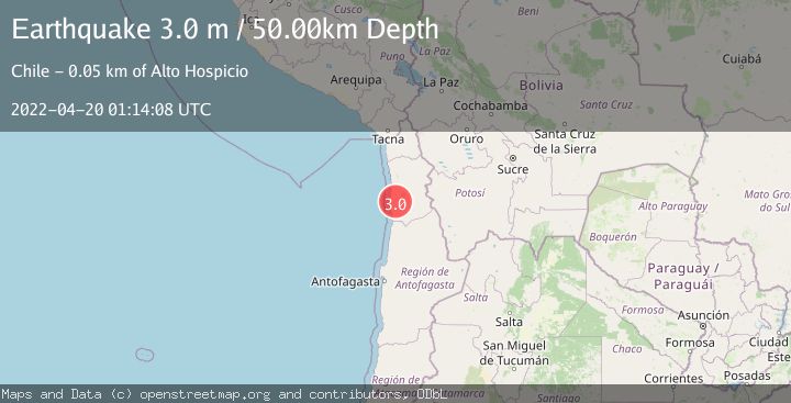 Map of TARAPACA, CHILE