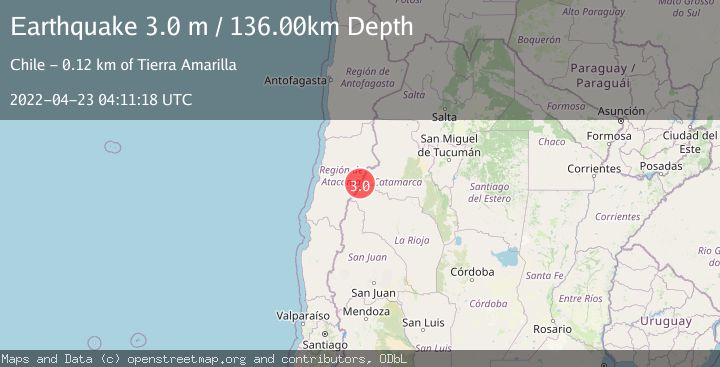 Map of CATAMARCA, ARGENTINA