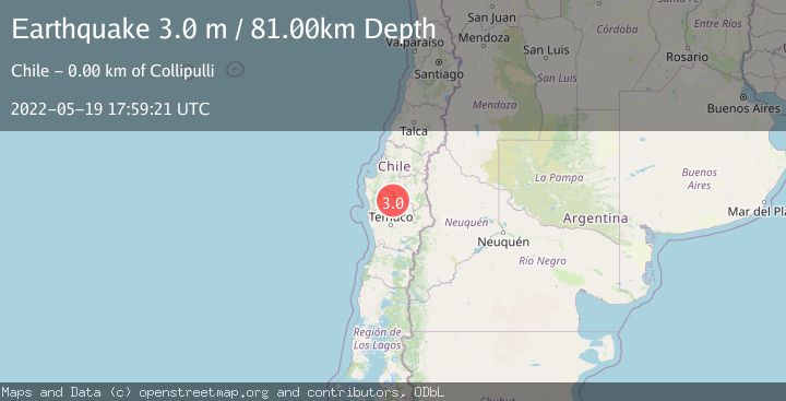 Map of ARAUCANIA, CHILE