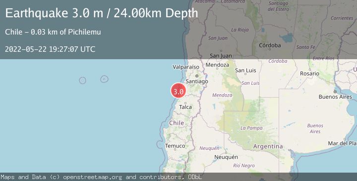 Map of OFFSHORE O'HIGGINS, CHILE