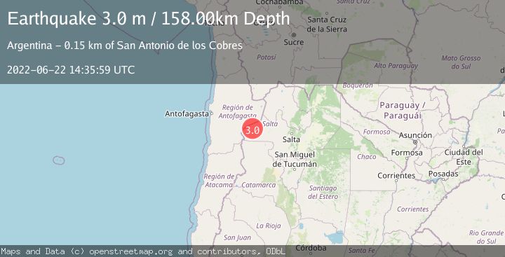 Map of SALTA, ARGENTINA